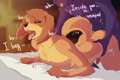 anal anal_penetration anthro blush duo erection genitals male male/male nude penetration penile penile_penetration penis penis_in_ass sex tail text tongue tongue_out forks mob_entertainment poppy_playtime smiling_critters catnap_(poppy_playtime) dogday_(poppy_playtime) canid canine canis domestic_dog mammal absurd_res english_text hi_res