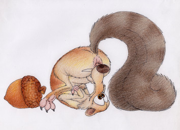 acorn anal anal_masturbation anus autorimming brown_body brown_eyes brown_fur butt fangs feral fluffy fluffy_tail food fruit fur male masturbation nut_(fruit) oral oral_masturbation plant sabertooth_(anatomy) simple_background smile solo tail teeth tongue tongue_out toony noonei blue_sky_studios ice_age_(series) scrat_(ice_age) mammal rodent saber-toothed_squirrel hi_res traditional_media_(artwork)