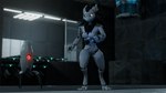 anthro female grey_background machine red_eyes simple_background turret white_body theice_demon portal_(series) valve turret_(portal) android robot robot_anthro wickerbeast 16:9 3d_(artwork) digital_media_(artwork) hi_res widescreen