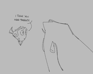 dialogue duo female feral fin fish_tail looking_at_another male talking_feral talking_to_another text seddient disney finding_dory finding_nemo pixar dory_(finding_nemo) hank_(finding_dory) acanthurid aquatic fish giant_pacific_octopus regal_tang 2022 english_text hi_res sketch