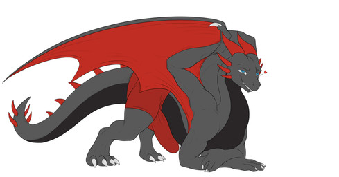 aroused balls big_balls big_bulge big_penis big_tail bottomwear bulge chest_down_ass_up claws clothed clothing crossed_arms detailed_bulge erection feral genitals heart_symbol horn huge_balls huge_bulge huge_penis looking_at_viewer looking_pleasured male paws penis resting_on_arms revealing_outfit seductive shorts skimpy smile smirk solo spikes spread_legs spread_wings spreading tail tenting tight_bottomwear tight_bulges tight_clothing tight_shorts tight_underwear underwear wings conditional_dnp samagthrav2 mythology dainy dragon mythological_creature mythological_scalie scalie absurd_res hi_res