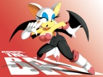 anthro blue_eyes boots breasts cleavage clothed clothing female footwear gloves handwear shoes solo tovio_rogers sega sonic_the_hedgehog_(series) rouge_the_bat bat mammal 4:3 hi_res