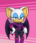 abstract_background alternate_costume anthro bat_wings big_breasts bouncing_breasts breasts eyeshadow female hammerspace hand_on_hip hidden_buxom huge_breasts lipstick looking_at_viewer makeup membrane_(anatomy) membranous_wings presenting presenting_breasts relieved reveal seductive sigh solo standing unzipped_bodysuit wings mario-grant netflix sega sonic_prime sonic_the_hedgehog_(series) rouge_the_bat bat mammal 2022 animated colored no_sound portrait shaded short_playtime three-quarter_portrait webm