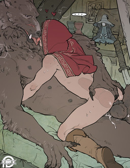 6_nipples anal anal_penetration animal_genitalia animal_penis anthro anthro_penetrating anthro_penetrating_human balls bed being_watched biped black_nipples bodily_fluids boots canine_genitalia canine_penis chair clothing cum cum_in_ass cum_inside duo duo_focus faceless_character faceless_human faceless_male facial_scar footwear fur furniture genital_fluids genitals grey_balls grey_body grey_fur group heart_symbol human_on_anthro human_penetrated interspecies larger_anthro larger_male looking_at_another lying male male/male male_on_anthro male_on_human male_penetrated male_penetrating male_penetrating_male melee_weapon multi_nipple nipples nude_anthro nude_male on_back on_bed penetration penile penile_penetration penis penis_in_ass purple_eyes red_hood scar sex shoes size_difference smaller_human smaller_male smaller_penetrated sweat sword tongue tongue_out tongues_touching trio weapon reapersun elden_ring fromsoftware blaidd_(elden_ring) ranni_the_witch canid canine canis human mammal wolf 2022 digital_media_(artwork) hi_res