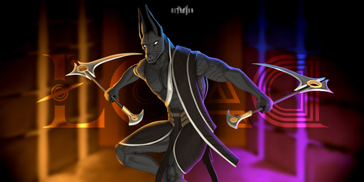 anthro clothed clothing dual_wielding gold_(metal) holding_object holding_weapon male markings melee_weapon muscular muscular_anthro muscular_male nipples partially_clothed pecs polearm scar scythe solo weapon white_eyes reterion egyptian_mythology load_(reterion) middle_eastern_mythology mythology anubis anubius anubian_jackal canid canine canis deity evisu_(load) jackal mammal absurd_res digital_drawing_(artwork) digital_media_(artwork) digital_painting_(artwork) hi_res painting_(artwork)