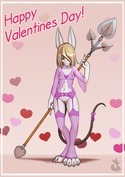 anthro blonde_hair breasts claws clothing feet female fur genitals hair holding_object holidays lingerie melee_weapon navel nipples nude polearm simple_background small_breasts solo tail text toes translucent vulva weapon white_body white_fur mancoin final_fantasy final_fantasy_ix square_enix valentine's_day freya_crescent burmecian mammal murid murine rat rodent digital_media_(artwork) hi_res signature
