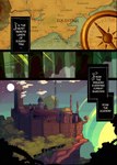 2016 castle cloud comic compass cover detailed_background digital_media_(artwork) ellipsis english_text forest hasbro hi_res lumo map my_little_pony not_furry outside plant sea sky sunrise text thorns tree water zero_pictured