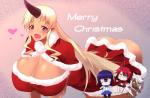 1_eye big_breasts blonde_hair blue_hair blush breasts butt chibi clothed clothing doppelganger_(literary) female green_eyes group hair heart_symbol heterochromia holidays horn huge_breasts humanoid_pointy_ears monster_girl_(genre) not_furry purple_eyes red_eyes skimpy text muya asian_mythology christmas east_asian_mythology japanese_mythology monster_musume mythology doppel_(monster_musume) manako_(monster_musume) tionishia_(monster_musume) zombina_(monster_musume) cyclops demon doppelgänger_(species) humanoid ogre oni undead yokai zombie english_text hi_res