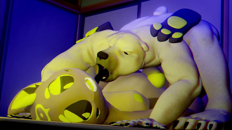 anal anthro duo licking male male/male neck_lick penetration penile penile_penetration piledriver_position sex tongue than58998919 bear mammal 16:9 3d_(artwork) 3d_animation animated digital_media_(artwork) no_sound short_playtime video widescreen