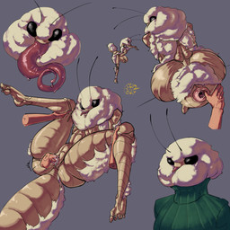 anthro anus arthropod_abdomen arthropod_abdomen_genitalia compound_eyes disembodied_penis female floating_hands genitals insect_anatomy long_tongue male male/female penetration penile penile_penetration penis penis_in_vagina solo tongue vaginal vaginal_penetration sun_bug moth_girl_(sun_bug) animal_humanoid arthropod arthropod_humanoid humanoid insect insect_humanoid insectoid_(species) lepidopteran moth 1:1 absurd_res hi_res portrait