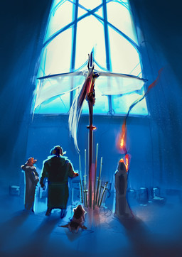 anthro blood blood_stain bodily_fluids christian_cross christian_symbol corpse cross crucifix crucifixion fantasy fire group inside male melee_weapon religion religious_symbol sword torch weapon winter_clothing winter_coat purplebirdman christianity mythology avalon_(purplebirdman) roshim_(purplebirdman) bovid caprine dragon goat mammal mythological_creature mythological_scalie reptile scalie sheep snake 2026 colored colored_sketch detailed digital_drawing_(artwork) digital_media_(artwork) hi_res shaded sketch