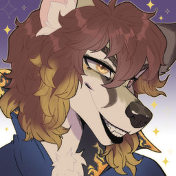 anthro brown_hair clothed clothed_anthro clothed_male clothing fur grey_body grey_fur hair magic_user male multicolored_hair open_mouth simple_background smile solo teeth topwear two_tone_hair vampzinc_(artist) ravi_lugus canid canine corsac_fox fox mammal true_fox digital_media_(artwork) headshot_portrait hi_res portrait