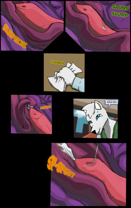 animal_genitalia animal_penis anthro bodily_fluids canine_genitalia canine_penis cum cum_inside duo fellatio genital_fluids genitals internal internal_fellatio internal_oral licking male male/male mouth_shot open_mouth oral orgasm orgasm_face penile penis penis_on_tongue saliva sex tongue inhumaninterest canid canine canis demon hellmouth_imp imp mammal wolf comic hi_res multiple_scenes