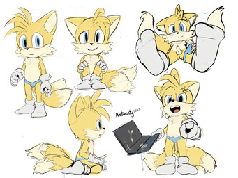 angry anthro balls blush bodily_fluids bottomwear bottomwear_around_one_leg bottomwear_down bulge clothing clothing_around_one_leg cross-popping_vein cum erection feet foot_fetish foot_focus footwear foreskin fur genital_fluids genitals gesture gloves hand_gesture handwear head_tuft humanoid_genitalia humanoid_penis looking_at_viewer lying male multicolored_body multicolored_fur on_back pants pants_around_one_leg penis pointing pointing_at_viewer shota sitting slightly_chubby smile socks solo standing tuft underwear white_clothing white_footwear white_socks young young_anthro anitwenty sega sonic_the_hedgehog_(series) miles_prower canid canine fox mammal 4:3 absurd_res guide_lines hi_res unavailable_at_source