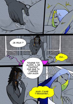 anal anal_fingering anal_penetration anthro bed bodily_fluids consent consenting dialogue dreadlocks fingering fingers furniture genitals intersex looking_at_another looking_at_partner looking_back looking_pleasured love not_furry nude nude_male penetration pupils romantic romantic_couple saliva saliva_on_anus saliva_on_finger sex sex_on_bed slit_penis slit_pupils small_top_big_bottom text vulva wings helfyr nobodick on_the_tip_of_the_tongue stisefaris_(ottott) vep_(ottott) animal_humanoid arthropod arthropod_humanoid butterfly butterfly_humanoid elf human humanoid insect insect_humanoid lepidopteran lepidopteran_humanoid mammal mammal_humanoid absurd_res colored comic french_text hi_res