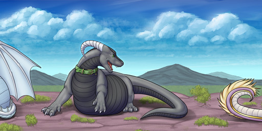 belly belly_expansion big_belly bloated collar detailed_background expansion female feral group hand_on_belly happy horn huge_belly immobile looking_at_another looking_pleasured lying_on_self male multicolored_body paws rowanwyvern sky skyscape swollen_belly tail text two_tone_body wings lunhiss european_mythology mythology devos_(iconmaster) ethyriel lunhiss_(character) dragon mythological_creature mythological_scalie scalie western_dragon wyvern absurd_res artist_name colored digital_drawing_(artwork) digital_media_(artwork) hi_res long_image shaded soft_shading wide_image widescreen