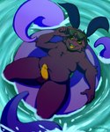 antennae_(anatomy) anthro balls belly big_belly blush bodily_fluids clothing erection eyewear fur genital_fluids genitals hair looking_at_viewer male moobs nude overweight overweight_anthro overweight_male penis purple_body simple_background solo sunglasses tentacles text thick_thighs water_tube overlord_girgy mof_(keeb4) arthropod domestic_silk_moth insect lepidopteran moth 2024 absurd_res artist_name digital_drawing_(artwork) digital_media_(artwork) hi_res shaded signature