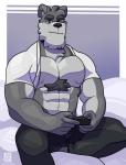 Rating: s
ID: 1981504
Date: 2019-09-03 01:14:16 -0400
Status: active
Score: 7
2019 abs absurd_res anthro biceps bottomwear canid canine canis chest_tuft clothing hi_res looking_at_viewer male mammal muscular muscular_anthro muscular_male pants pecs shirt solo tehbluebubble topwear tuft wolf post #1981504