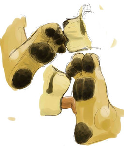 4_toes anthro disembodied_face disembodied_foot duo feet foot_fetish foot_in_mouth foot_lick foot_play foot_suck foot_tuft fur heel_tuft humanoid_feet licking male male/male open_mouth pawpads paws plantigrade simple_background sucking tan_body tan_fur toe_in_mouth toe_suck toes tongue tongue_out tuft white_background jeri_kleinlowe domestic_cat felid feline felis lion mammal pantherine colored guide_lines