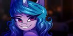 black_eyeliner blue_hair eyeliner female hair horn makeup pointy_eyelashes purple_eyes smile solo celes-969 hasbro mlp_g5 my_little_pony mythology izzy_moonbow_(mlp) equid equine mammal mythological_creature mythological_equine unicorn 2:1 hi_res redraw