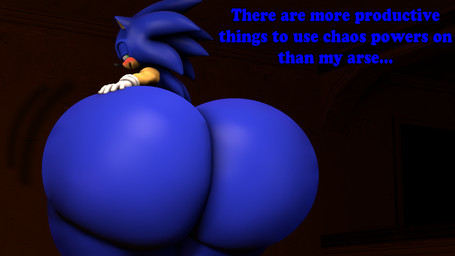 anthro big_butt blue_body blue_fur blush butt ellipsis fur huge_butt hyper hyper_butt male solo text buttrump sega sonic_the_hedgehog_(series) sonic_the_hedgehog eulipotyphlan hedgehog mammal 16:9 3d_(artwork) digital_media_(artwork) english_text hi_res widescreen