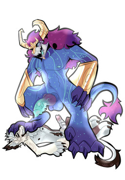anthro balls claws dominant dominant_male duo erection feet foot_fetish foot_on_face fur genitals hair horn knot knotted_penis male male/male muscular muscular_anthro muscular_male nipples nude penis spiked_penis spikes spikes_(anatomy) standing stomped stomping tail toes doktor27 asian_mythology east_asian_mythology league_of_legends mythology riot_games tencent aurelion_sol_(lol) dragon eastern_dragon mythological_creature mythological_scalie scalie hi_res