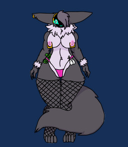 @ anthro black_body black_fur clothing condom crossgender female filled_condom fishnet_clothing fishnet_legwear fur legwear long_tail machine money nipple_piercing nipple_ring nipples panties piercing pink_clothing pink_nipples pink_panties pink_underwear ring_piercing sexual_barrier_device solo tail underwear dj_monsterfang fang_(dj_monsterfang) protogen alpha_channel hi_res