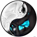 anthro big_breasts breasts circle curled_up curvy_figure duo female looking_at_viewer male nipples nude simple_background symbol voluptuous white_background yin_yang yin_yang_symbolism alterkitten shawn_foxxen trinity_foxxen canid canine felid fox mammal marble_fox red_fox true_fox 1:1 2014 absurd_res digital_media_(artwork) hi_res