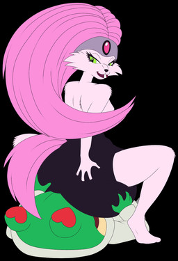 abdl anthro big_diaper clothed clothing diaper diaper_only duo facesitting female green_body green_eyes hair huge_diaper male pink_body pink_hair sitting sitting_on_another topless wearing_diaper deviantdaredevil bucky_o'hare_(series) nintendo star_fox jenny_(bucky_o'hare) slippy_toad amphibian domestic_cat felid feline felis frog mammal toad_(frog) hi_res