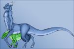 ambiguous_gender balls cock_transformation dragoncock duo feral genitals hooves male merging tail transformation stygiandragon mythology dragon equid hybrid mammal mythological_creature mythological_scalie scalie taur