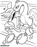4:5 ambiguous_gender avian beak bird black_and_white bogleech feral heron humor kitchen line_art meme monochrome pelecaniform solo unknown_artist