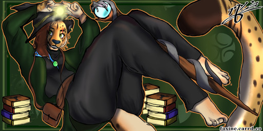 anthro magic_user male solo faxinecathereen pacahocaf bethesda_game_studios microsoft skyrim the_elder_scrolls paca_afgara cheetah felid feline mammal 2:1 hi_res