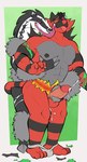 abs anal anal_penetration anthro anthro_on_anthro anthro_penetrated anthro_penetrating anthro_penetrating_anthro balls black_body black_nose bodily_fluids clothing cum cum_in_ass cum_inside duo ejaculation erection eyewear fur genital_fluids genitals glasses grabbing growth gym hand_on_another's_penis hand_on_pecs hand_on_penis human_to_anthro humanoid_genitalia humanoid_penis licking licking_another male male/male male_penetrated male_penetrating male_penetrating_male masturbation muscle_growth muscular muscular_anthro muscular_male nipples orgasm pecs penetration penile penis red_body sex simple_background species_transformation standing standing_sex stroking_penis tail tongue tongue_out torn_clothing transformation underwear undressing doost nintendo pokemon animal_humanoid felid felid_humanoid feline feline_humanoid generation_7_pokemon generation_8_pokemon humanoid incineroar mammal mammal_humanoid obstagoon pantherine pokemon_(species) 2025 digital_drawing_(artwork) digital_media_(artwork) flat_colors hi_res