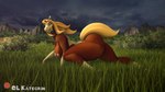 accessory all_fours anthro areola big_breasts big_butt blonde_hair breasts brown_body brown_fur butt calm_before_the_storm cloud dark_clouds detailed_background eyes_closed feather_accessory female fur gloves_(marking) grass hair hair_accessory huge_butt leg_markings mane mane_hair markings mountain nature nature_background nipples nude outside pink_nipples plant puffy_areola puffy_nipples shrub sky skyscape smile socks_(marking) solo tail teeth text tree wind yellow_tail olkategrin dreamworks spirit:_stallion_of_the_cimarron rain_(cimarron) american_paint_horse equid equine horse mammal 16:9 2025 3d_(artwork) 4k absurd_res digital_drawing_(artwork) digital_media_(artwork) hi_res source_filmmaker_(artwork) watermark widescreen