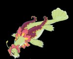 absurd_res alpha_channel ambiguous_gender avian-king claws dewgong feral fusion generation_1_pokemon generation_2_pokemon green_body hi_res meganium nintendo pokemon pokemon_(species) pokemon_fusion quadruped simple_background solo tail transparent_background