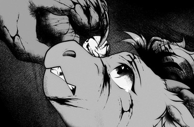 amputation blood blood_in_mouth blood_on_face blood_on_hair blood_on_teeth bodily_fluids crying duo extraction female feral forced fur gore hair horn manga_style missing_eye pain tears teeth text unsocketed_eye white_body shyryp mythology yuzuha_ita dragon furred_dragon furred_scalie mythological_creature mythological_scalie scalie absurd_res digital_media_(artwork) english_text hi_res monochrome