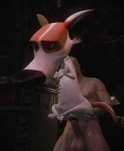 animal_genitalia animal_vulva bestiality big_butt big_penis brown_body brown_eyes brown_fur butt butt_grab canine_genitalia canine_vulva duo female feral fur genitals hand_on_butt human_on_feral humanoid_genitalia humanoid_penis interspecies male male/female penetration penis sex smile smiling_at_another smiling_at_partner talking_to_another talking_to_partner vaginal vaginal_penetration vulva white_body white_fur sound_warning udbebu space_dogs strelka canid canine canis domestic_dog human mammal 3d_(artwork) 3d_animation absurd_res animated blender_(artwork) blender_cycles_(artwork) digital_media_(artwork) hi_res short_playtime sound video