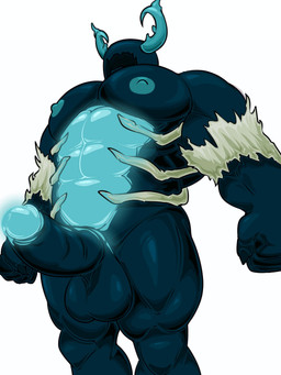 balls blue_body erection genitals glans humanoid_genitalia humanoid_penis male muscular muscular_male nipples nude pecs penis simple_background solo standing white_background arkyhorny microsoft minecraft mojang xbox_game_studios warden_(minecraft) 3:4 hi_res