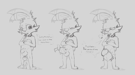 anthro balls bodily_fluids cock_vore cum cum_vore digestion expansion forced genital_fluids genitals male male/male penile penis size_difference unwilling_prey vore badartist nintendo pokemon generation_8_pokemon lagomorph leporid mammal pokemon_(species) rabbit scorbunny hi_res