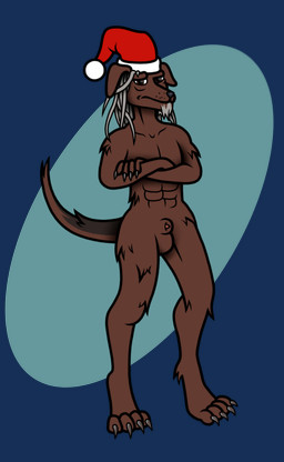 4_toes abs animal_genitalia annoyed anthro balls beard brown_body brown_eyes brown_fur brown_tail canine_genitalia christmas_clothing christmas_headwear claws clothing crossed_arms digitigrade ears_down facial_hair feet finger_claws fingers fur genitals glistening glistening_eyes goatee grey_beard grey_claws grey_facial_hair grey_goatee grey_hair hair hat headgear headgear_only headwear headwear_only holidays looking_at_viewer male mostly_nude multicolored_body multicolored_fur multicolored_tail muscular muscular_male paws penis penis_tip pivoted_ears raised_tail red_clothing red_headwear santa_hat short_tail simple_background small_tail snout solo standing tail tapering_tail toe_claws toes tuft janek5 christmas roptop_(janek5) canid canine canis domestic_dog mammal miniature_pinscher pinscher absurd_res alpha_channel hi_res