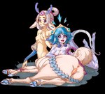 accessory animal_genitalia antlers anus border breasts butt cervine_genitalia cervine_pussy clitoris cloven_hooves dewclaw_hooves duo feet female female/female genitals hair_accessory hooves horn looking_at_viewer navel nipples nude pussy smile soles toes transparent_border underhoof zuckergelee league_of_legends riot_games tencent lillia_(lol) neeko_(lol) animal_humanoid deer deer_taur humanoid lizard_humanoid mammal mammal_humanoid mammal_taur reptile reptile_humanoid scalie scalie_humanoid taur 2022 alpha_channel hi_res