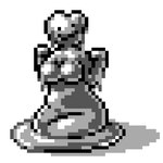 breasts ditto_face dripping featureless_breasts female glistening glistening_body nude shadow simple_background smile solo sprite thick_thighs white_background psychpsyo nintendo pokemon ditto_(pokemon) generation_1_pokemon goo_creature pokemon_(species) 1:1 digital_drawing_(artwork) digital_media_(artwork) greyscale low_res monochrome pixel_(artwork) shaded