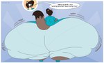 2024 anthro big_breasts big_butt bottomwear breasts brown_body brown_fur brown_hair butt clothing copyright_symbol english_text eyewear female footwear fur glasses green_eyes hair hi_res huge_butt huge_thighs hyper hyper_butt hyper_thighs jiggling jiggling_butt mammal mustelid musteline obese obese_anthro obese_female open_mouth overweight overweight_anthro overweight_female pants satsumalord shoes short solo sound_effects speech_bubble stoat symbol text thick_thighs tilly_(satsumalord) true_musteline weasel wobbling