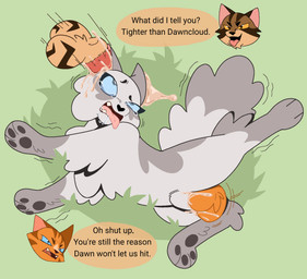 age_difference animal_genitalia animal_penis bodily_fluids cum cum_from_ear cum_in_ear cum_in_vagina cum_inside cum_pool dialogue disembodied_balls disembodied_penis drooling ear_penetration eyes_rolled_up feline_genitalia feline_penis female female_feral female_focus female_penetrated feral feral_on_feral feral_penetrated feral_penetrating feral_penetrating_feral forced genital_fluids genitals group implied_incest male male/female male_feral male_penetrating male_penetrating_female penetration penile penile_penetration penile_spines penis penis_in_ear penis_in_vagina rape saliva sex shaking simple_background solo_focus tears text thrusting tongue tongue_out trembling trio vaginal vaginal_penetration conditional_dnp deadingdog warriors_(book_series) dovewing_(warriors) flametail_(warriors) tigerstar_(a_vision_of_shadows) domestic_cat felid feline felis mammal english_text hi_res