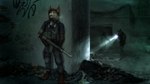 graffiti group gun male night post-apocalyptic ranged_weapon rubble ruins trio weapon yellow_eyes gorezing kit_kat_(candy) aidan_(sryer) unnamed_character eurasian_lynx felid feline lynx mammal 16:9 2021 4k absurd_res hi_res widescreen