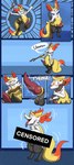 animal_genitalia animal_penis anthro balls blush canine_genitalia canine_penis censor_bar erection genitals ineffective_censorship knot male masturbation penis solo stick dumderg nintendo pokemon braixen generation_6_pokemon pokemon_(species) absurd_res censored hi_res