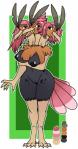 2017 3_heads anthro anthrofied avian big_breasts bird breasts color_swatch demonnyuu digital_media_(artwork) dodrio feathered_wings feathers female generation_1_pokemon genitals hair hi_res multi_head nintendo nipples non-mammal_breasts nude open_mouth pink_hair pokemon pokemon_(species) pokemorph pussy simple_background smile solo standing wings