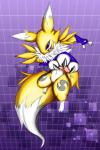 action_pose black_nose blue_eyes chest_tuft claws digimon facial_markings fur gloves korarubi markings navel renamon tuft white_fur yellow_fur
Rating: Safe
Score: 0
User: ChestFox
Date: March 20, 2014
