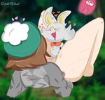 anthro anthro_penetrating anthro_penetrating_female anthro_penetrating_human bent_legs blurred_background blush blush_lines bodily_fluids bottomless bottomless_female bottomless_human breed brown_hair buckteeth cheek_tuft clothed clothing cum cum_in_pussy cum_in_uterus cum_inside deep_penetration duo ejaculation eyes_closed facial_tuft female female_on_anthro female_penetrated from_front_position fur genital_fluids genitals hair hat headgear headwear heart_symbol hearts_around_head human_on_anthro human_penetrated internal internal_vaginal interspecies larger_female larger_human larger_penetrated looking_pleasured lying male male/female male_on_human male_penetrating male_penetrating_female male_penetrating_human motion_lines on_back open_mouth orgasm orgasm_face partially_clothed penetration penile penile_penetration penis pink_penis pokephilia saliva sex size_difference smaller_anthro smaller_male smile spread_legs spreading sweat sweatdrop sweater sweater_only teeth text thick_thighs thrust_lines thrusting topwear topwear_only tuft uterus vaginal vaginal_penetration white_body white_fur wide_hips yellow_inner_ear castinly nintendo pokemon gloria_(pokemon) pokemon_trainer generation_8_pokemon human lagomorph leporid mammal pokemon_(species) scorbunny absurd_res artist_name hi_res signature unavailable_at_source