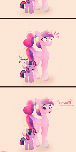 age_difference angry derp_eyes dialogue duo female feral fetlocks hair horn older_female older_feral ponytail profanity simple_background text wings young young_female young_feral younger_female younger_feral starburst_uwu friendship_is_magic hasbro my_little_pony mythology princess_cadance_(mlp) twilight_sparkle_(mlp) equid equine mammal mythological_creature mythological_equine unicorn winged_unicorn 2025 colored comic digital_media_(artwork) english_description english_text hi_res